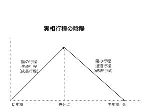 陰陽論　実相行程の陰陽図1.007